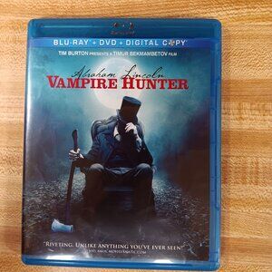 Abraham Lincoln: Vampire Hunter 2012 Blu-ray/ DVD Horror Bekmambetov Tim Burton